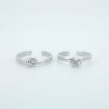 Knot Design 925 Sterling Silver Toe Ring