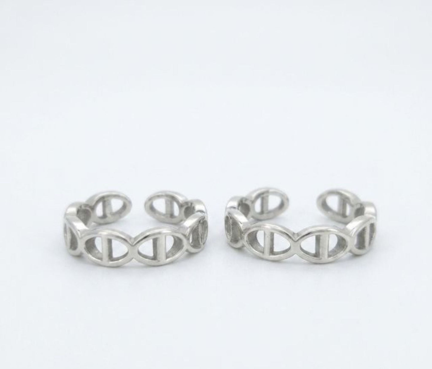 925 Sterling Silver Infinity Design Toe Ring