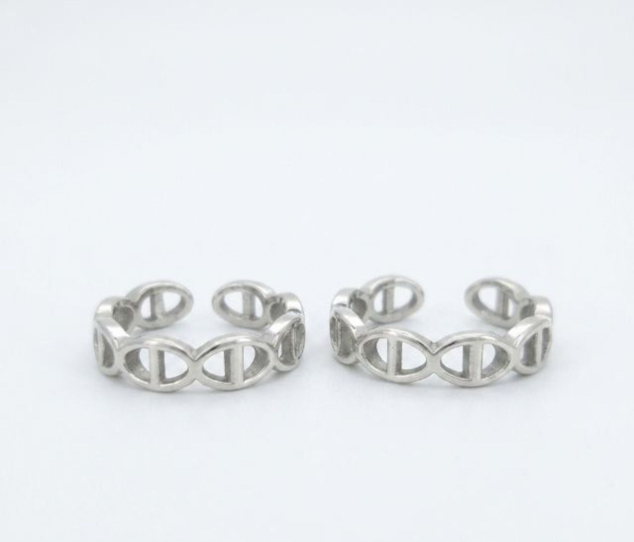 925 Sterling Silver Infinity Design Toe Ring