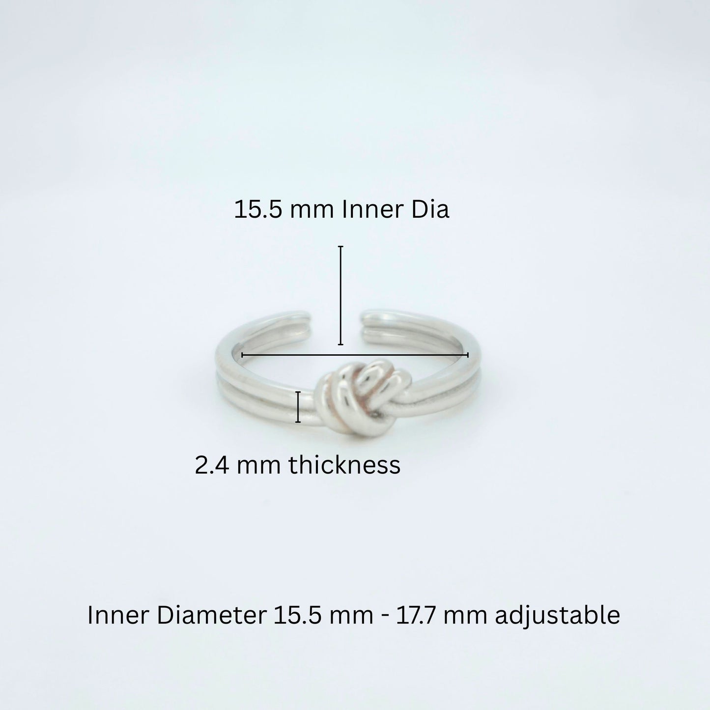Knot Design 925 Sterling Silver Toe Ring