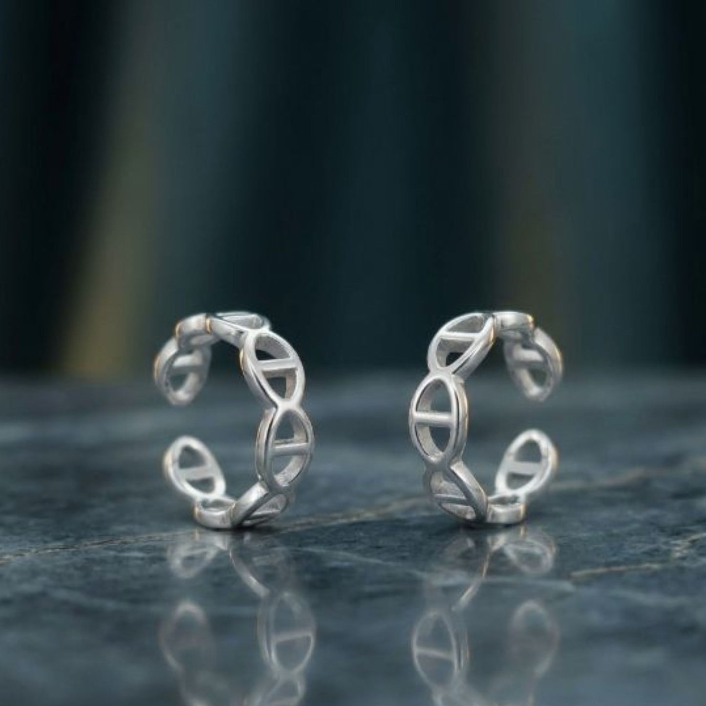 925 Sterling Silver Infinity Design Toe Ring