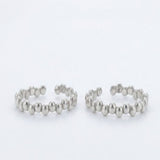 925 Sterling Silver Beaded Toe Ring
