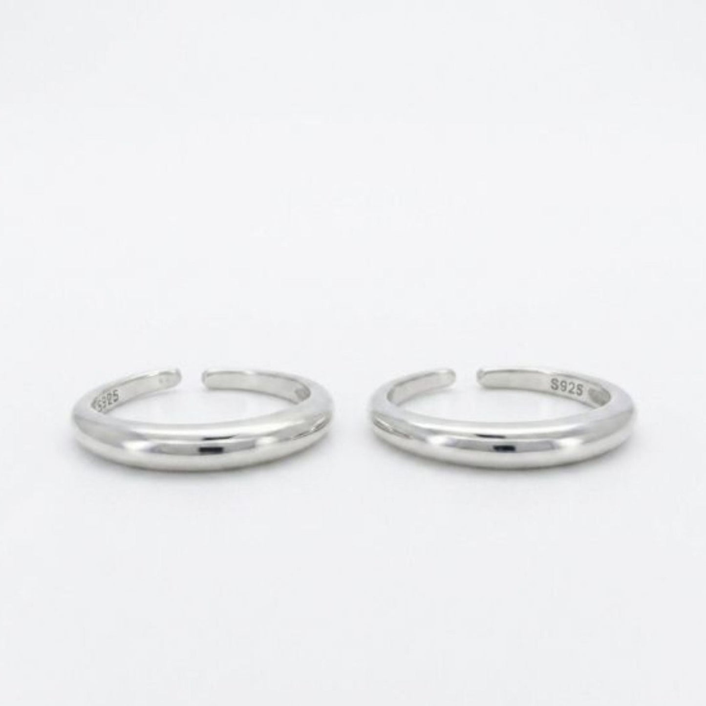 Minimalist Plain 925 Sterling Silver Toe Ring