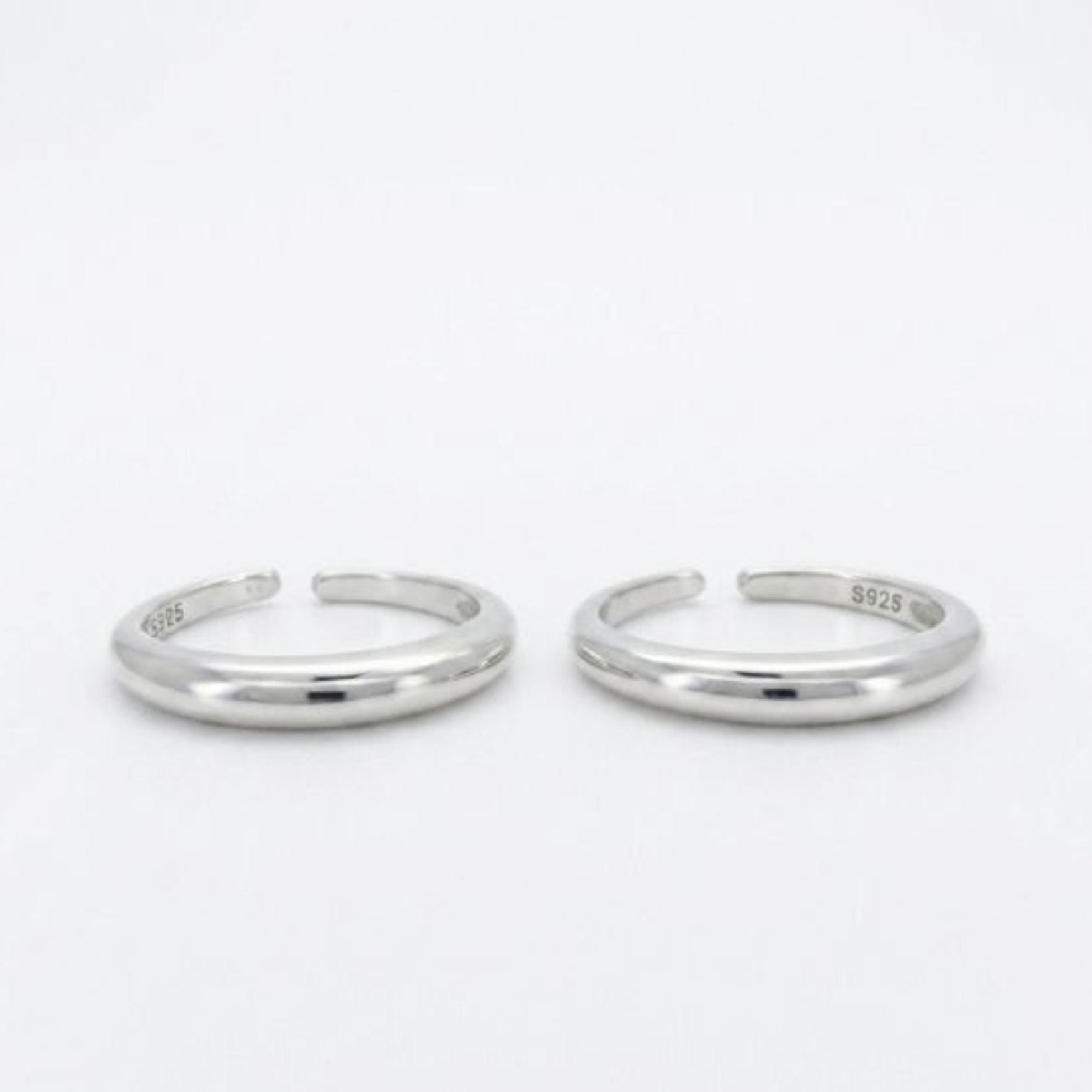 Minimalist Plain 925 Sterling Silver Toe Ring