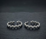 925 Sterling Silver Beaded Toe Ring