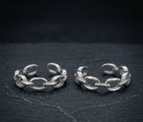 925 Sterling Silver Chain Link Toe Ring
