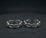 925 Sterling Silver Infinity Design Toe Ring