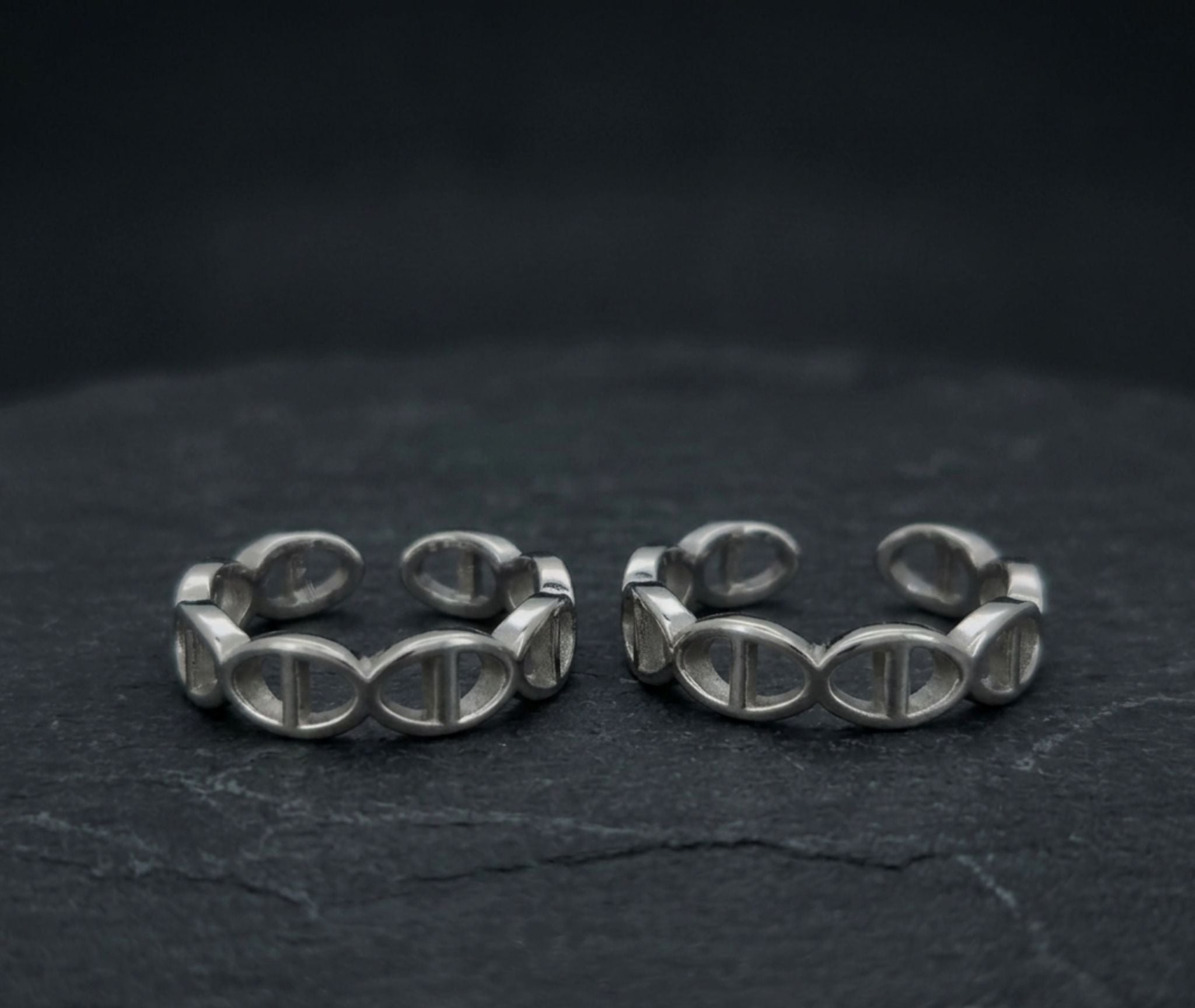 925 Sterling Silver Infinity Design Toe Ring