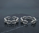 925 Sterling Silver Infinity Design Toe Ring