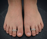925 Sterling Silver Infinity Design Toe Ring
