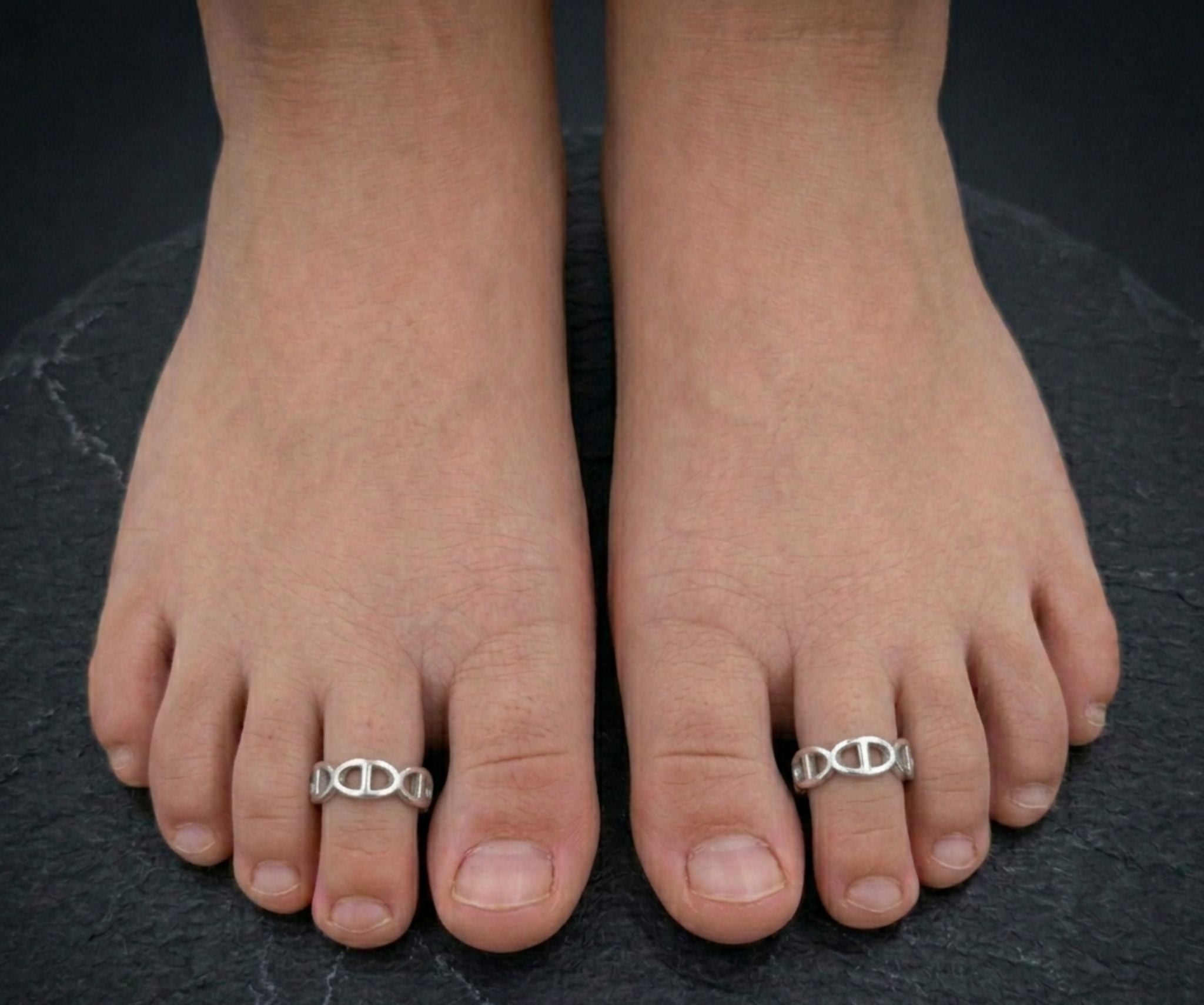 925 Sterling Silver Infinity Design Toe Ring