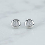 925 Sterling Silver Round CZ Pendant Set with Chain