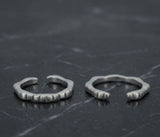 925 Sterling Silver Textured Toe Ring