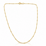 925 Sterling Silver Beaded Chain