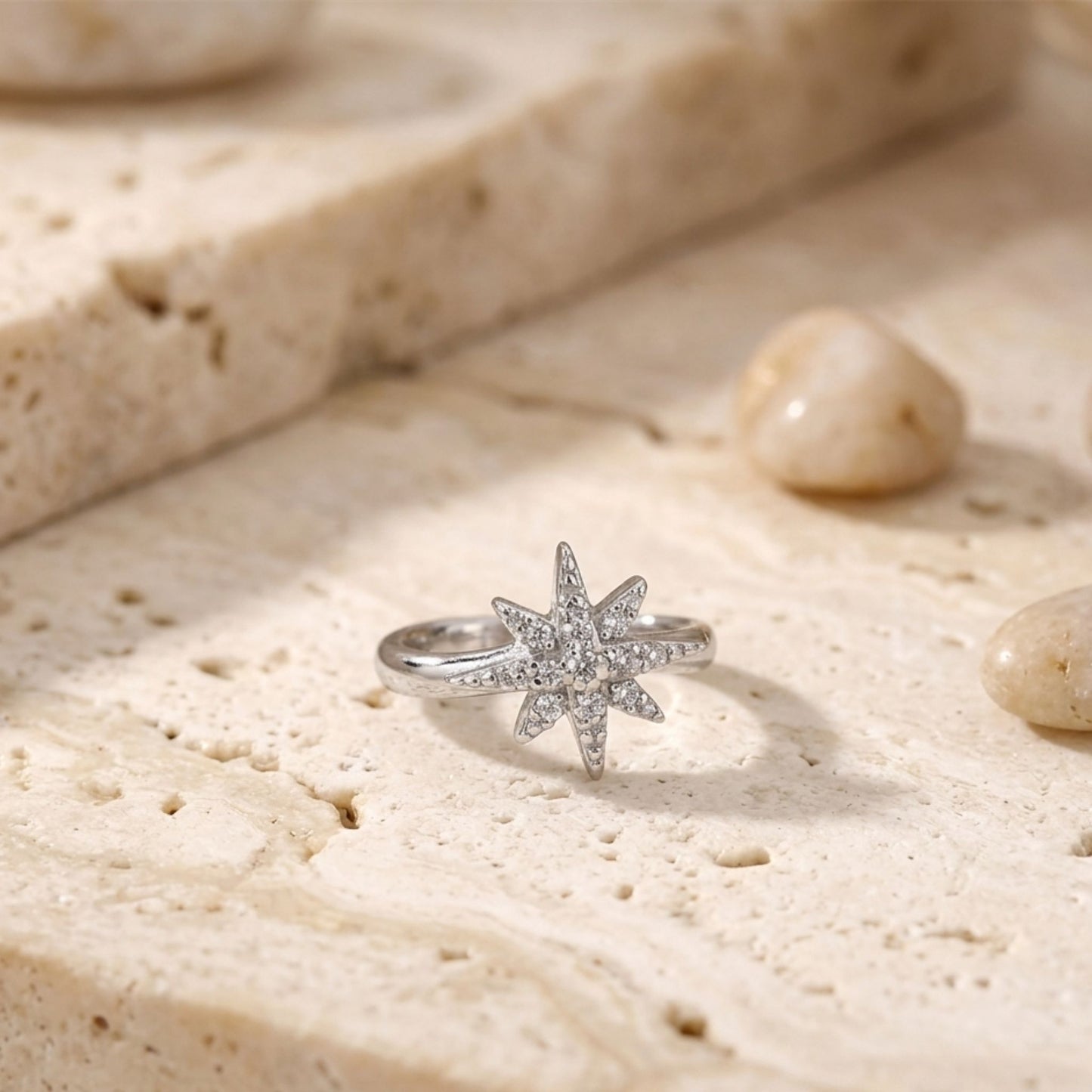 925 Sterling Silver Celestial Star Clip-On Nose Pin
