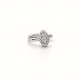 925 Sterling Silver Clip-On Evil Eye Nose Pin