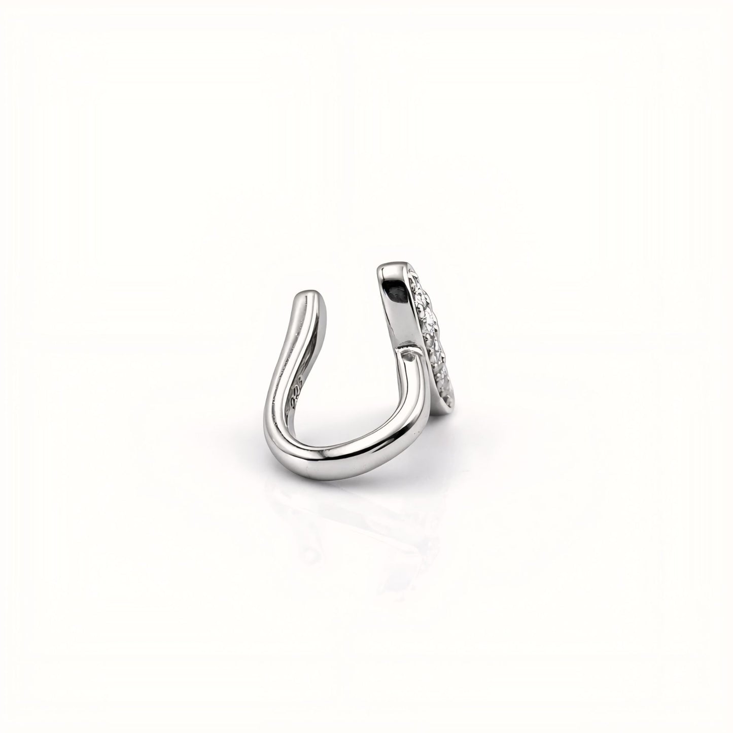 925 Sterling Silver Clip-On Evil Eye Nose Pin