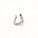 925 Sterling Silver Clip-On Evil Eye Nose Pin