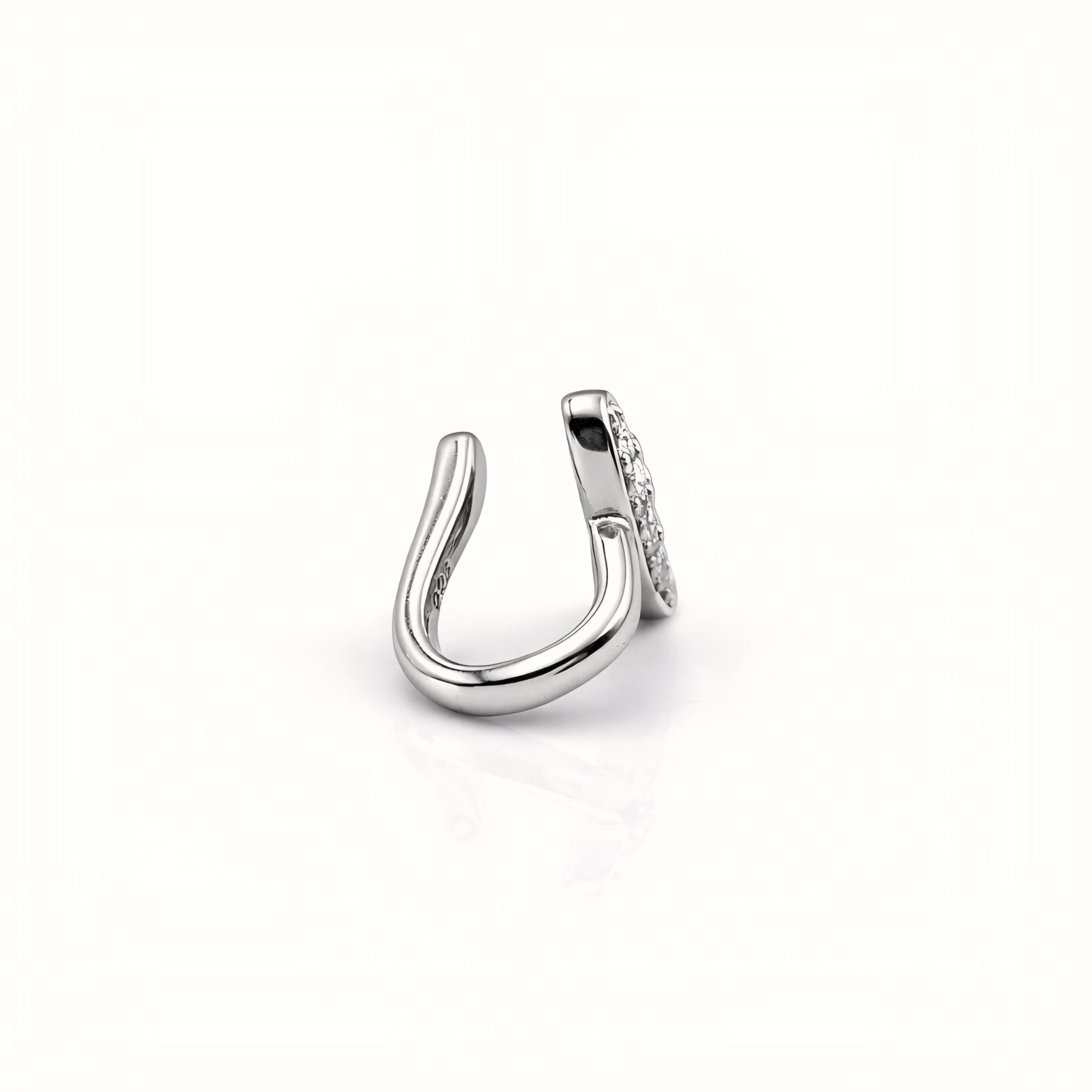 925 Sterling Silver Clip-On Evil Eye Nose Pin