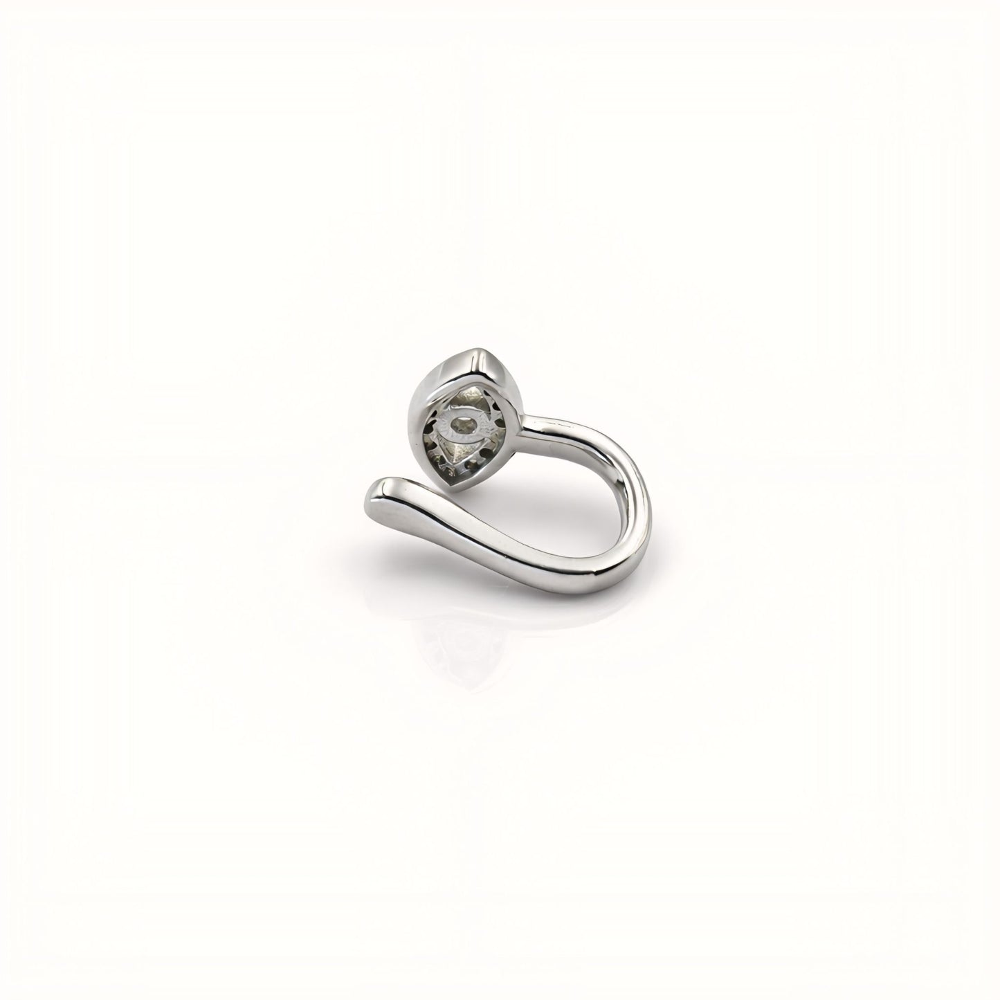 925 Sterling Silver Clip-On Evil Eye Nose Pin