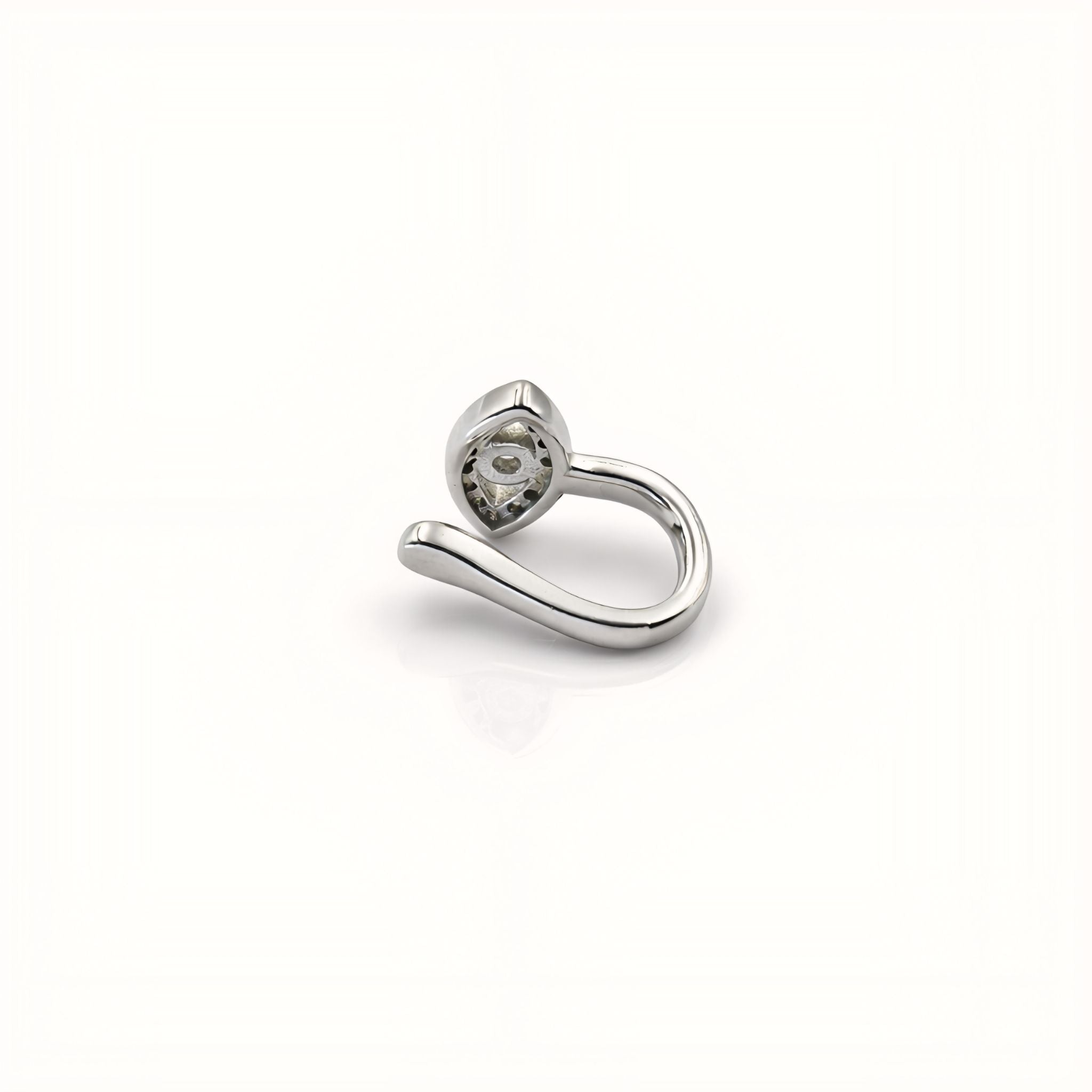925 Sterling Silver Clip-On Evil Eye Nose Pin
