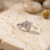 925 Sterling Silver Clip-On Evil Eye Nose Pin