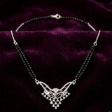 925 Sterling Silver Cubic Zirconia Mangalsutra