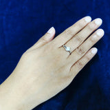 925 Sterling Silver Round-Cut Cubic Zirconia Solitaire Ring