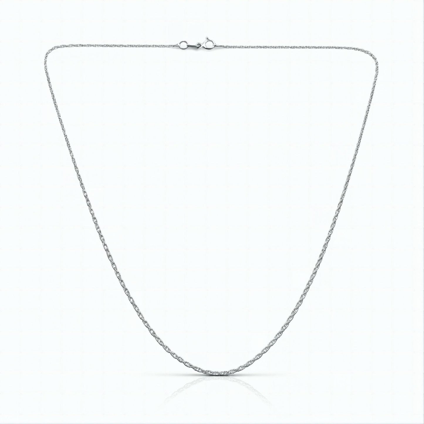 925 sterling silver rope design chain