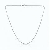 925 sterling silver rope design chain