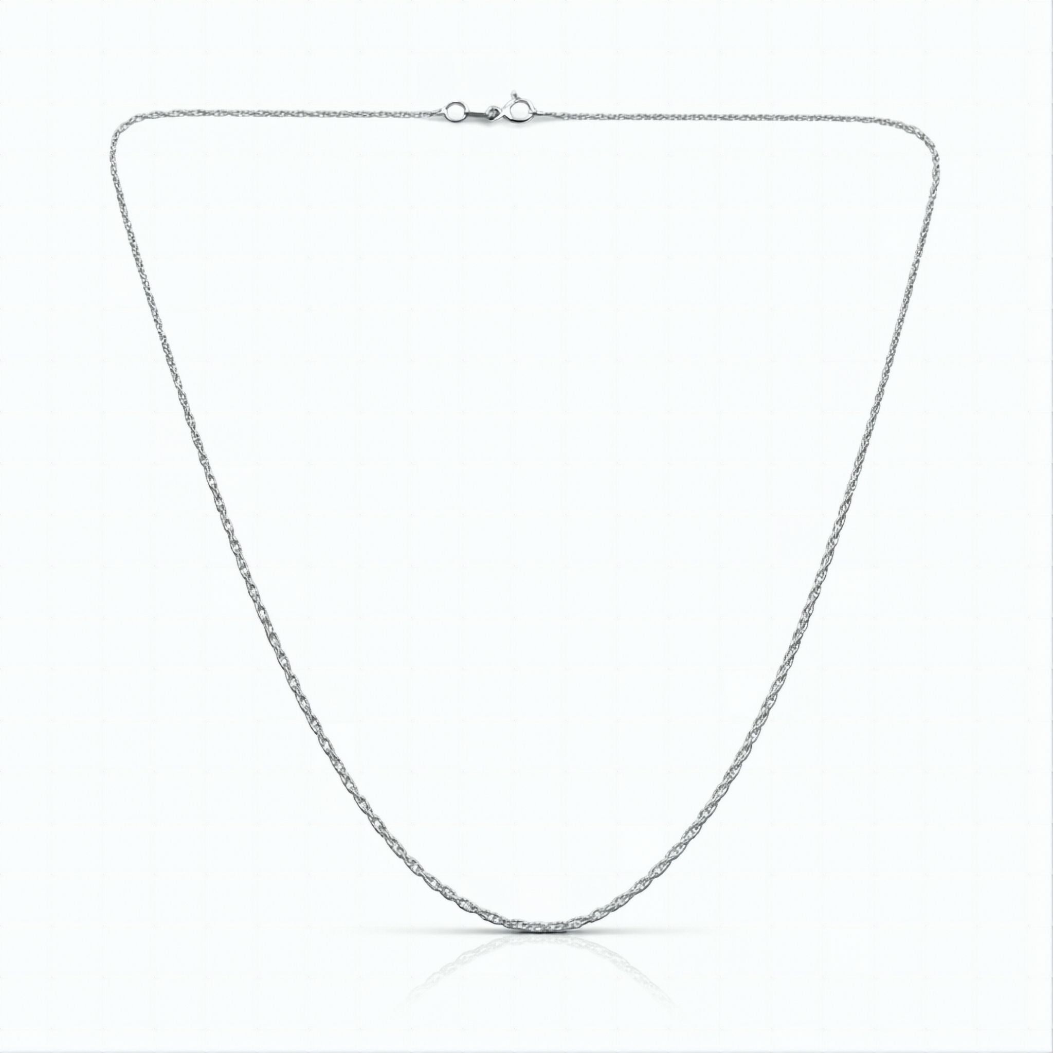 925 sterling silver rope design chain