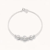 925 Sterling Silver Textured Bead Kada
