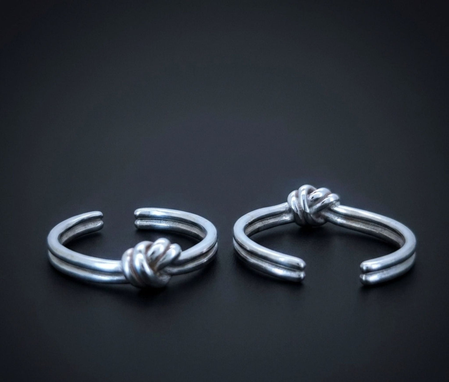 Knot Design 925 Sterling Silver Toe Ring