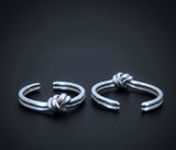 Knot Design 925 Sterling Silver Toe Ring