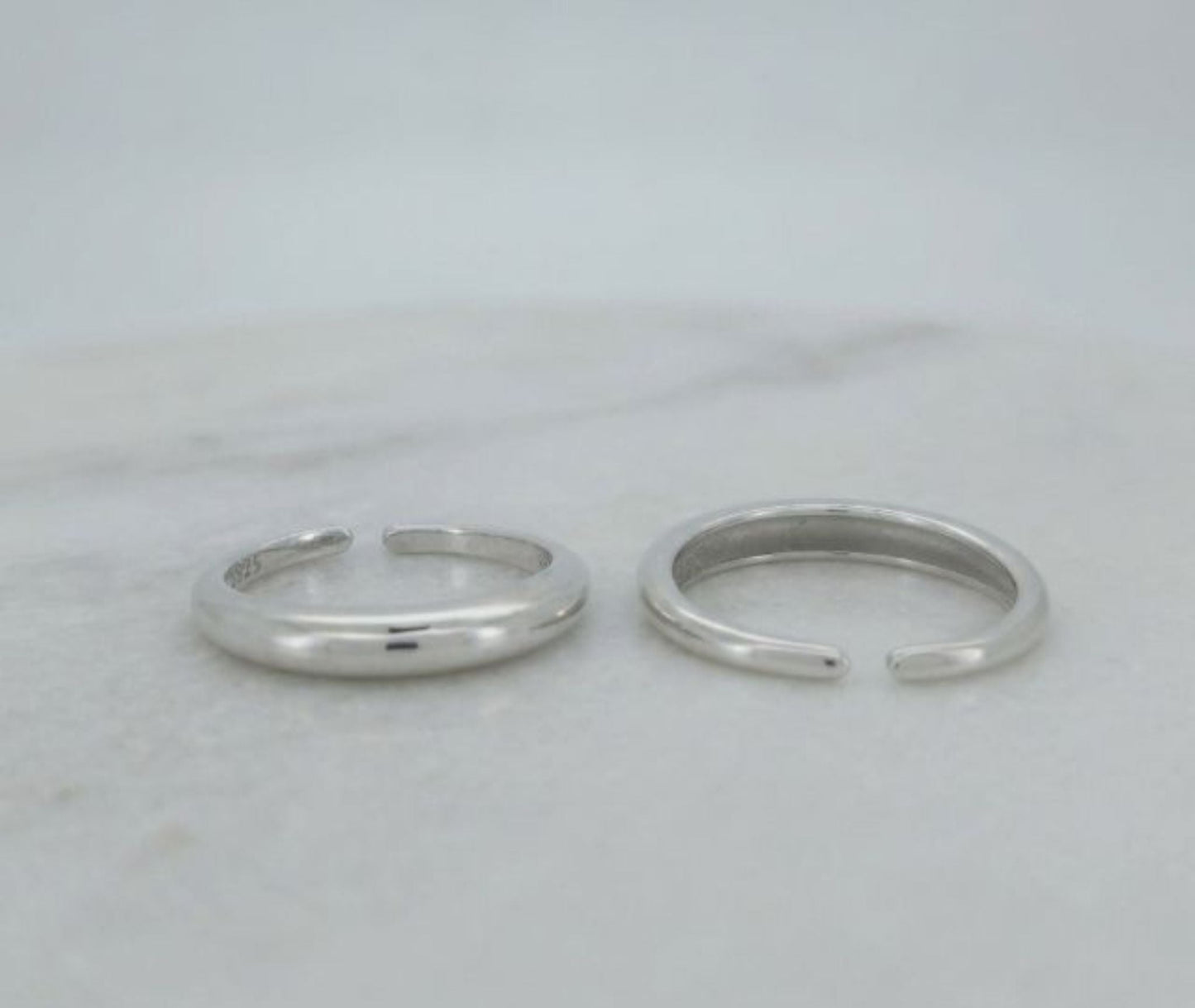 Minimalist Plain 925 Sterling Silver Toe Ring