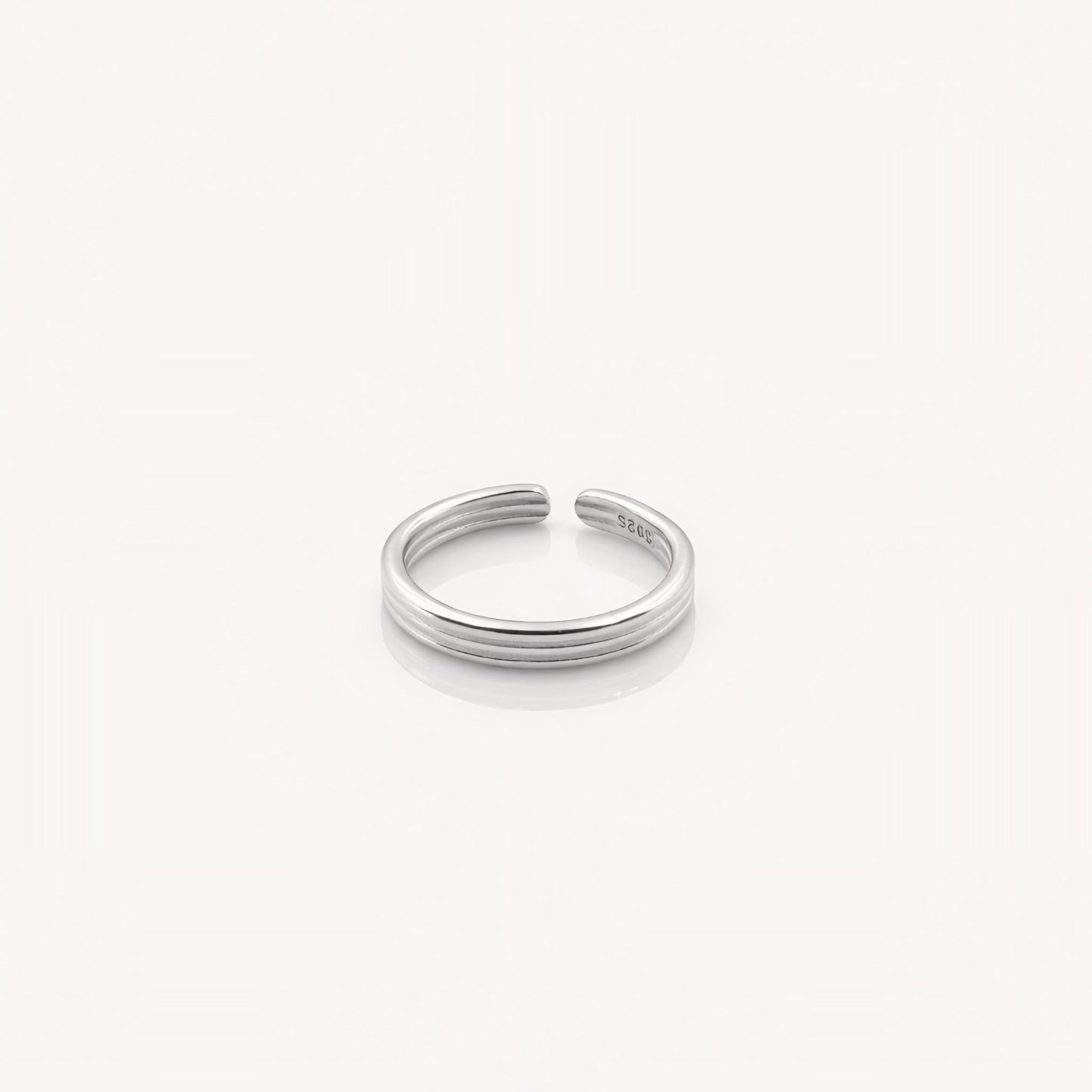 925 Sterling Silver Adjustable Minimalist Crown Design Toe Rings