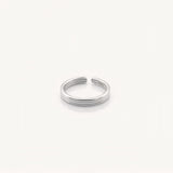 925 Sterling Silver Adjustable Minimalist Crown Design Toe Rings