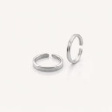 925 Sterling Silver Adjustable Minimalist Crown Design Toe Rings
