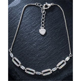 Premium 925 Sterling Silver Bracelet With Cubic Zirconia