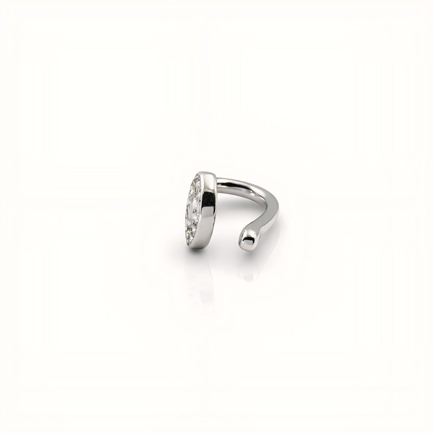 Elegant 925 Silver Clip-On Nose Pin