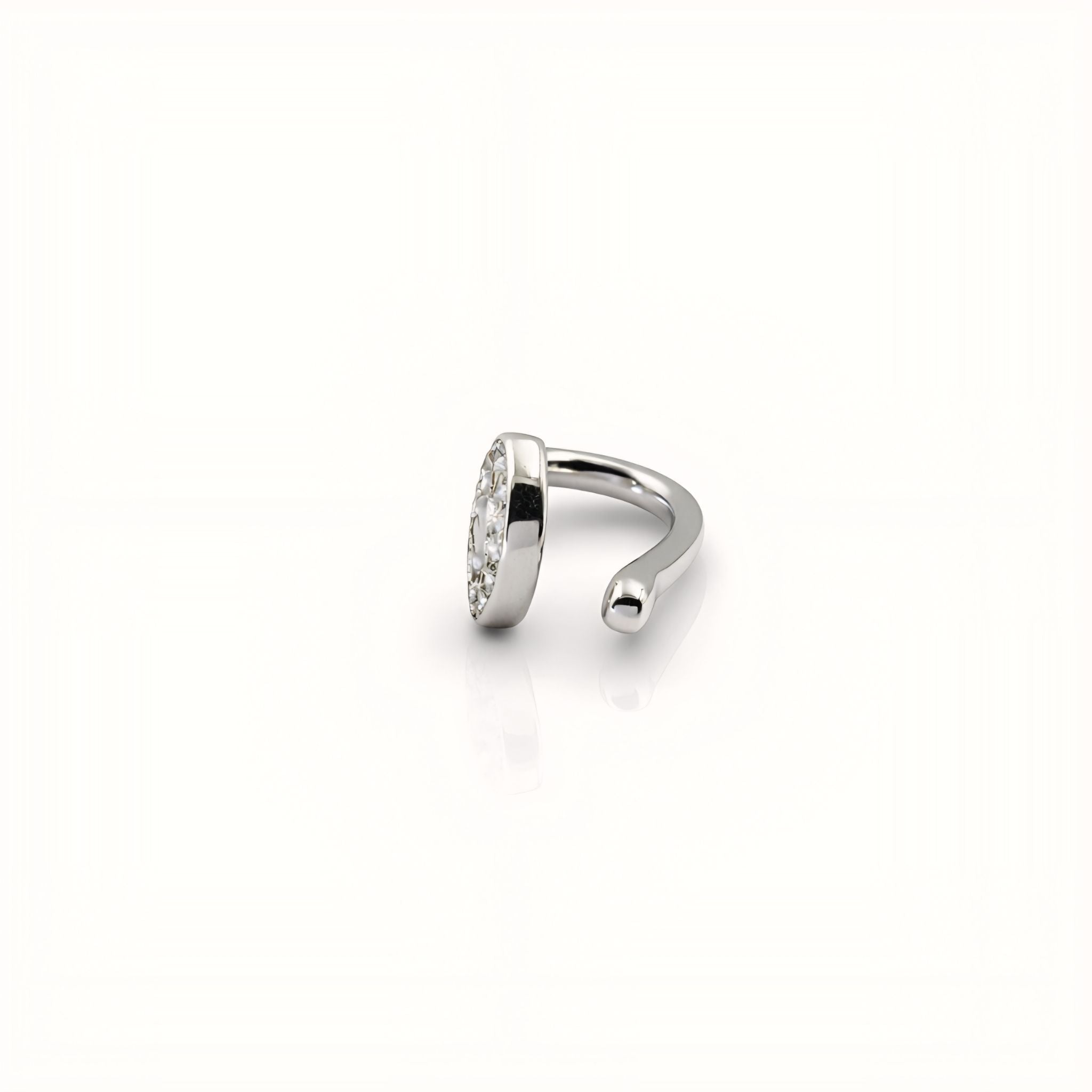 Elegant 925 Silver Clip-On Nose Pin