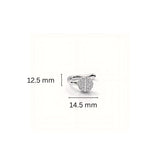 Elegant 925 Silver Clip-On Nose Pin
