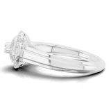 Round Halo Lab Grown Diamond Statement Ring