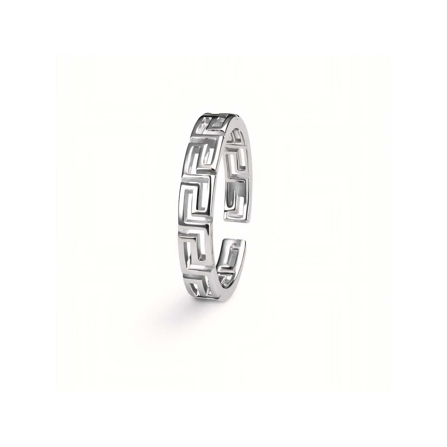 925 Sterling Silver Greek Key Toe Rings