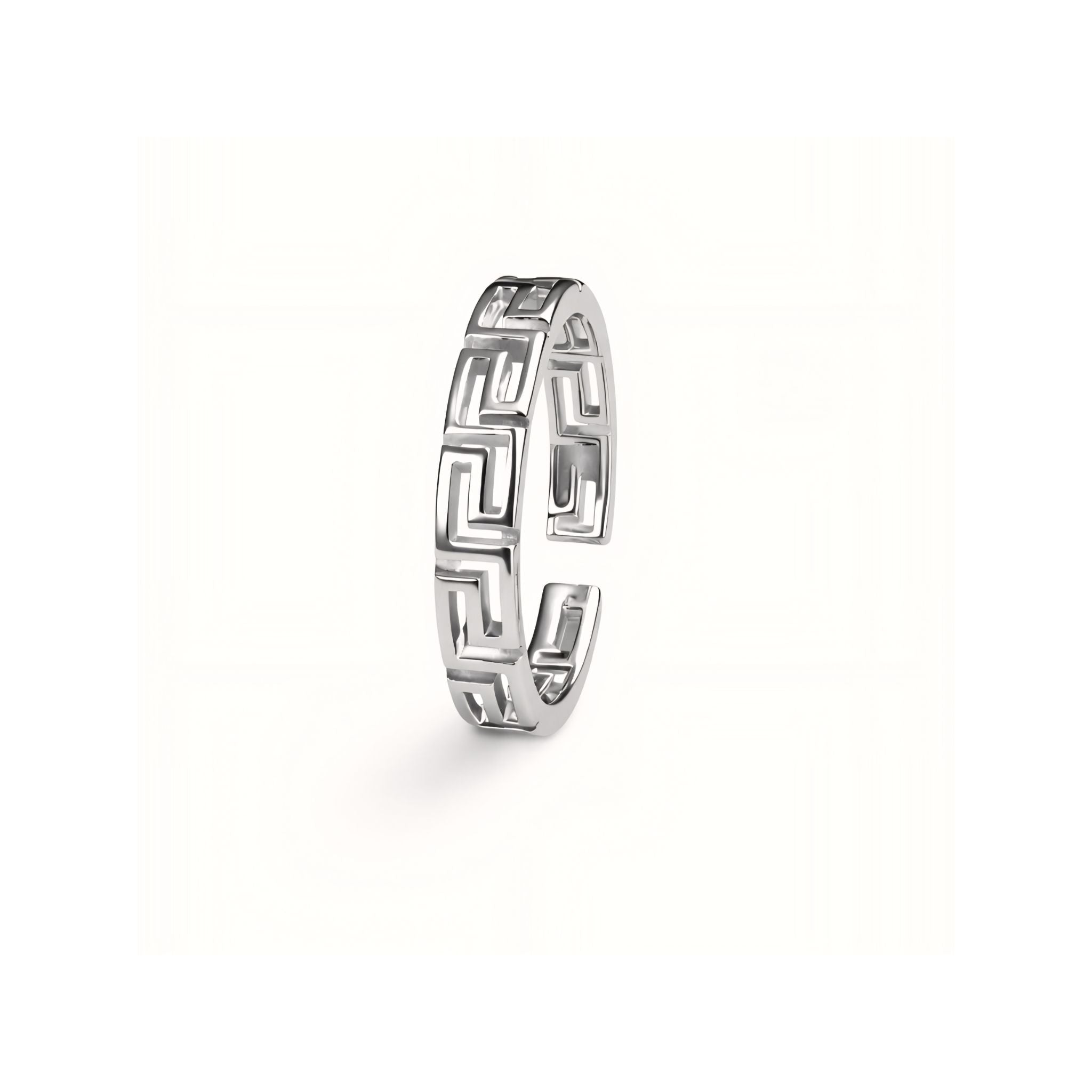 925 Sterling Silver Greek Key Toe Rings