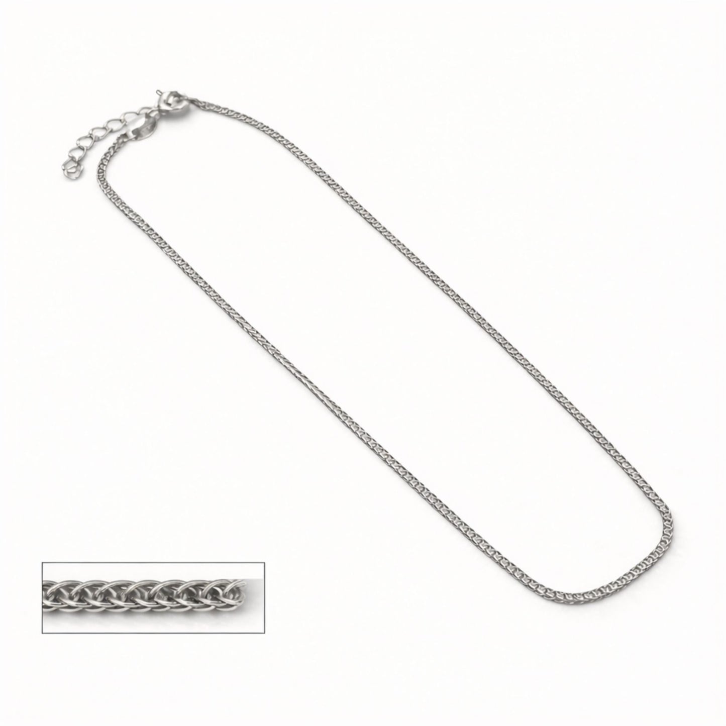 925 Sterling Silver Minimalist Woven Anklet