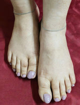 925 Sterling Silver Minimalist Woven Anklet