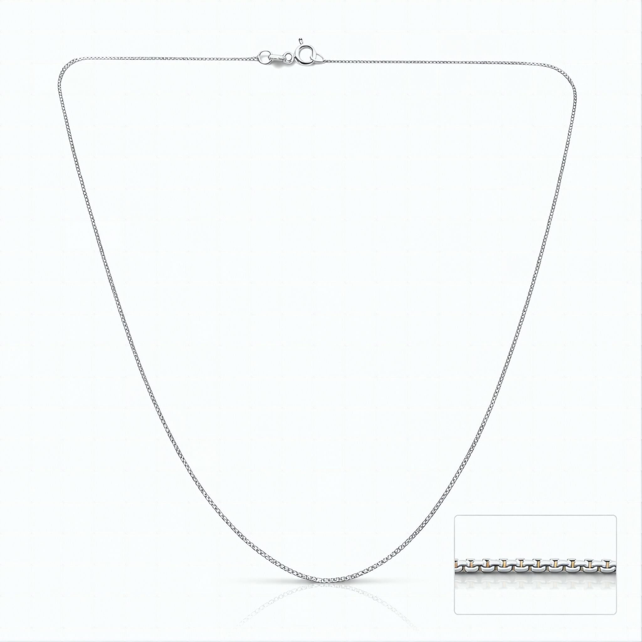 925 Sterling Silver Box Chain