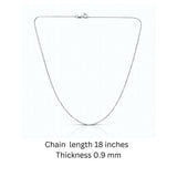 925 Sterling Silver Box Chain