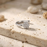925 Sterling Silver Clip-On Floral Design Nose Pin
